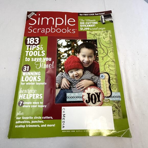 Simply Scrapbooks Magazine Nov Dec 2008 heritage helpers - Picture 2 of 4
